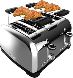 Mejores Tostadoras de Cuatro Rebanadas con Funciones Adicionales