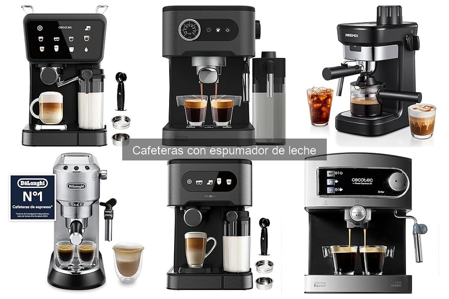 Accesorios esenciales para cafeteras con espumador de leche