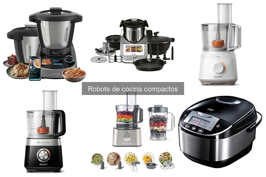 Accesorios esenciales para robots de cocina compactos