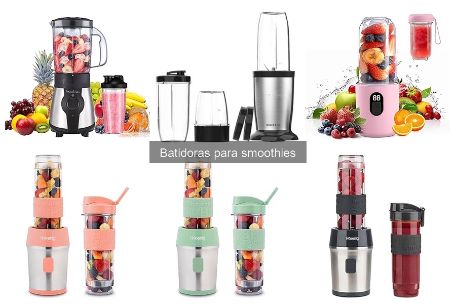 Accesorios imprescindibles para batidoras de smoothies