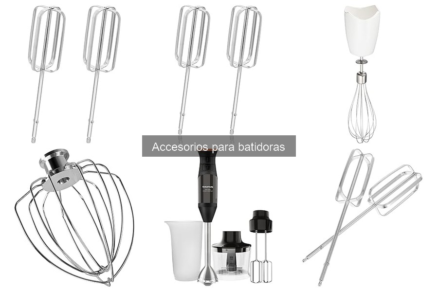 Accesorios imprescindibles para batidoras en tu cocina