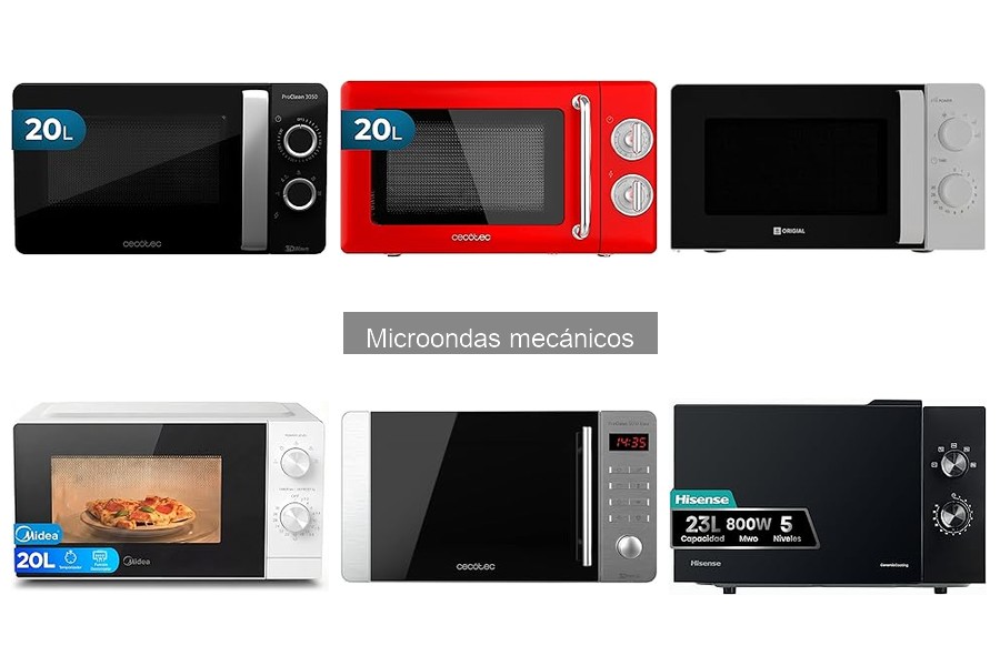 Accesorios imprescindibles para microondas mecánicos