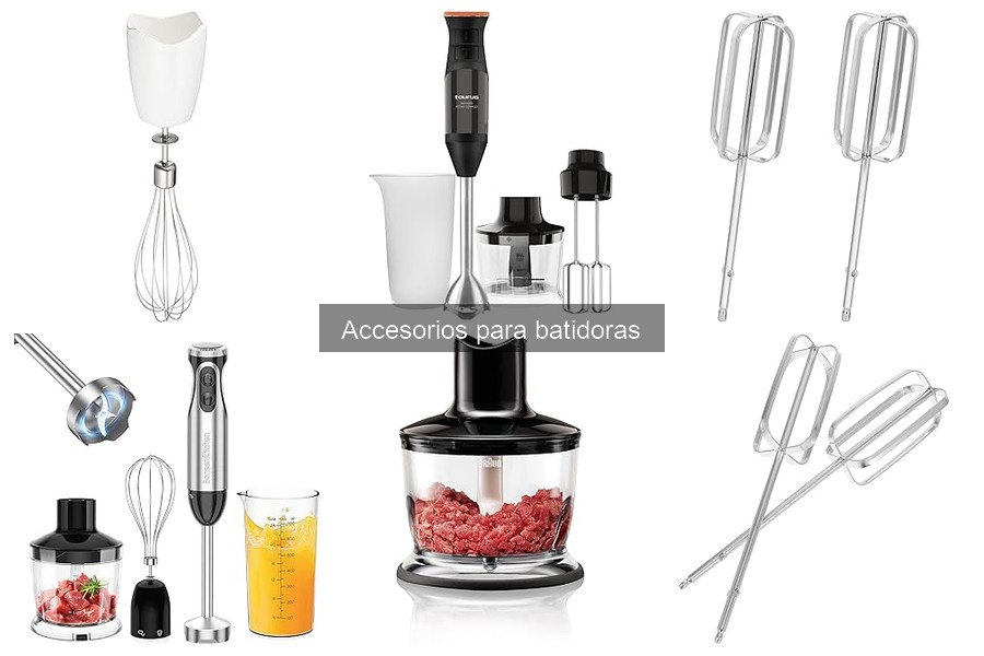 Accesorios recomendados para batidoras en amasado de pan