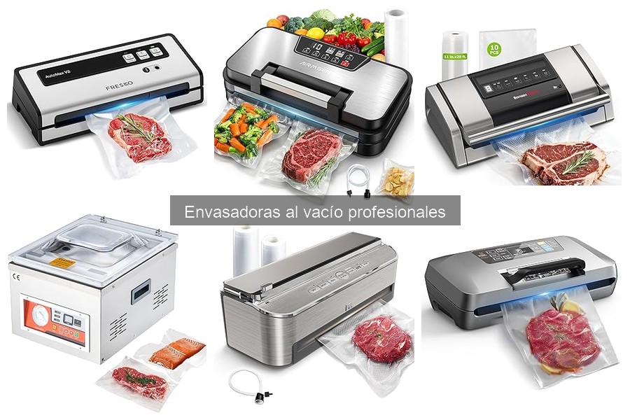 Alternativas a envasadoras al vacío profesionales para almacenar alimentos