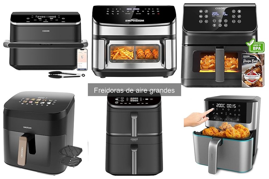 Alternativas a Freidoras de Aire Grandes para Cocinas Pequeñas