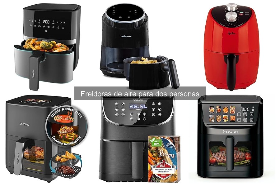 Alternativas a Freidoras de Aire para dos Personas