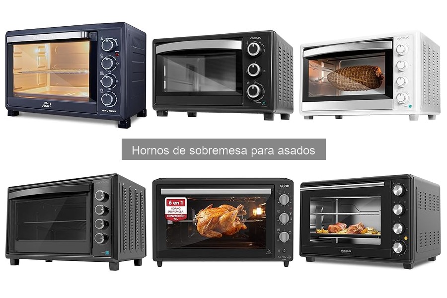 Alternativas a hornos de sobremesa para asados
