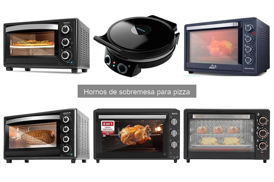 Alternativas a hornos de sobremesa para hacer pizza en casa