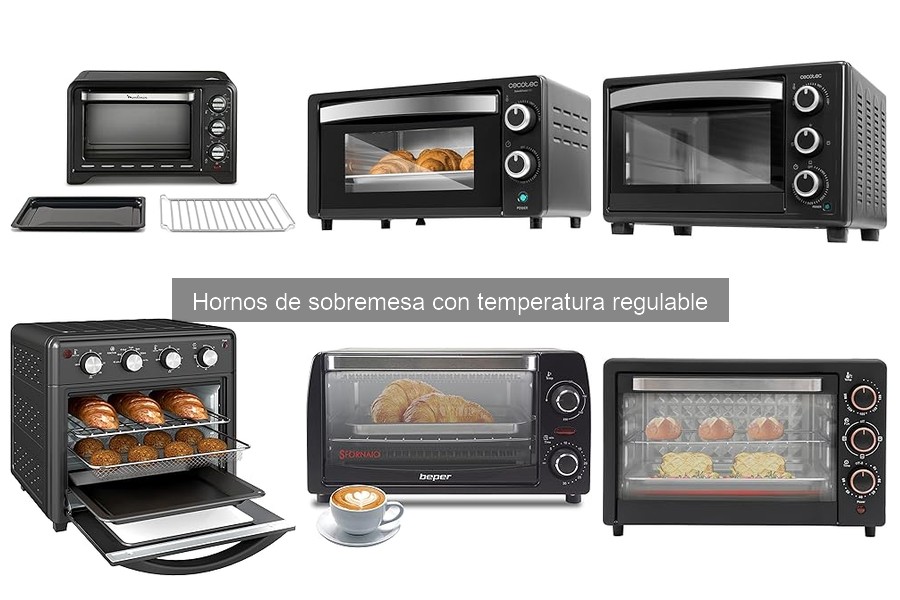 Alternativas a hornos de sobremesa regulables para cocinar