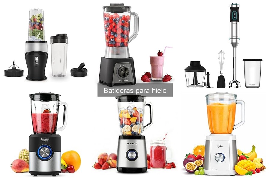 Alternativas a la batidora para hielo: ¡Descubre opciones efectivas!