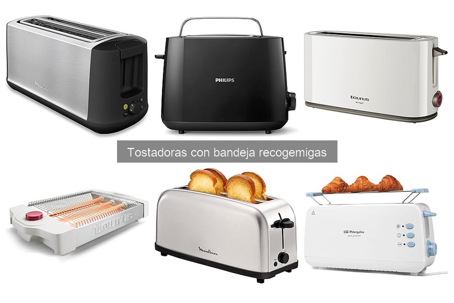 Alternativas a las tostadoras con bandeja recogemigas
