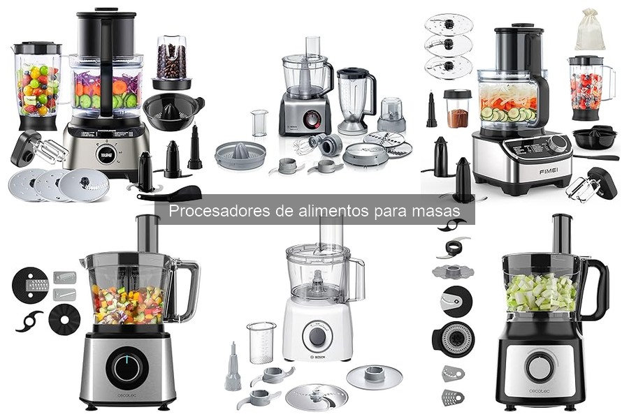 Alternativas a procesadores de alimentos para masas