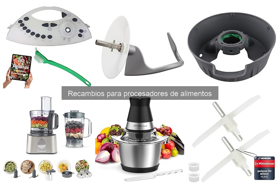 Alternativas a recambios de marcas para procesadores de alimentos