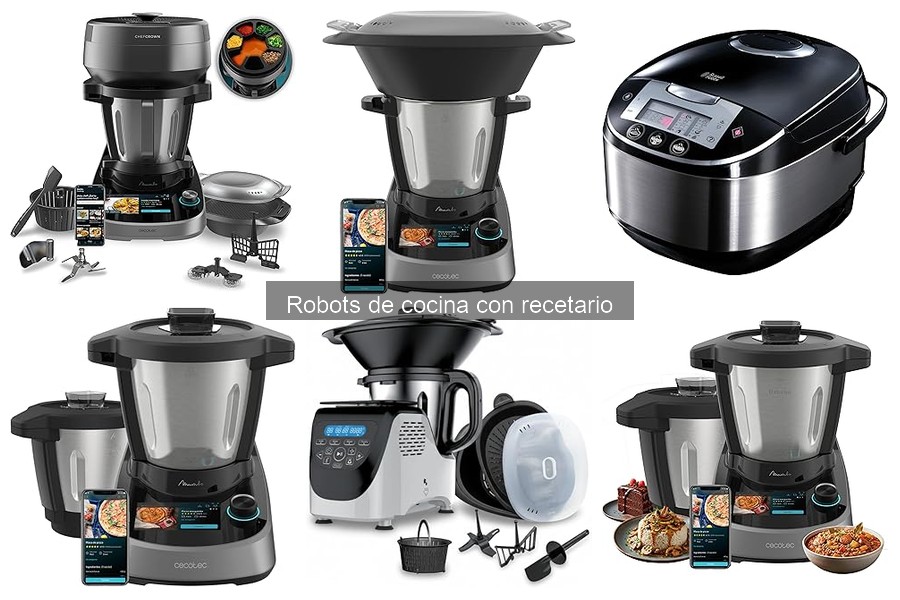 Alternativas a robots de cocina con recetario que debes conocer