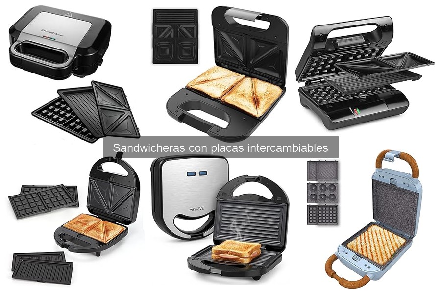 Alternativas a sandwicheras con placas intercambiables