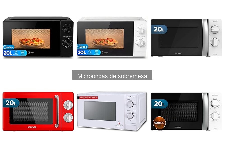 Alternativas al microondas de sobremesa para calentar alimentos