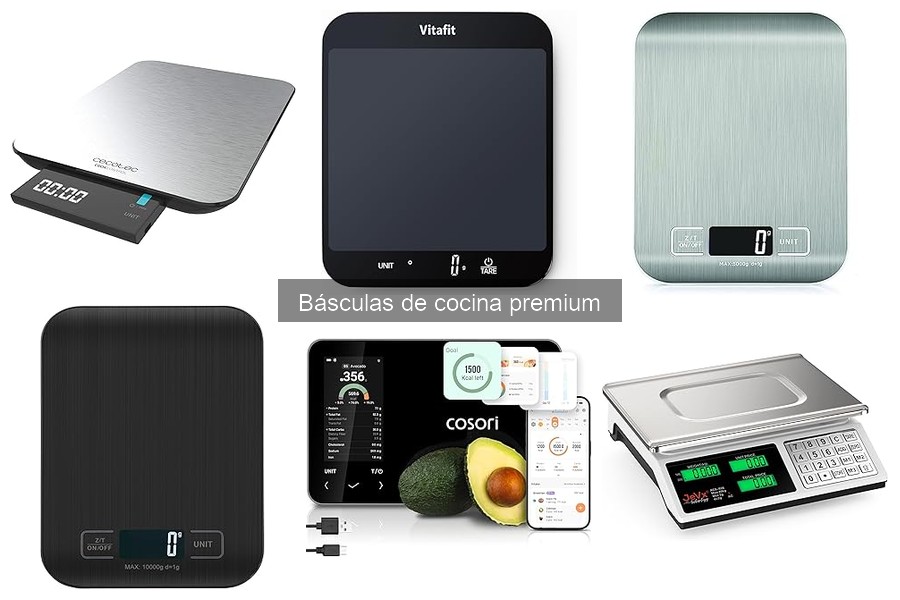 Alternativas económicas a básculas de cocina premium