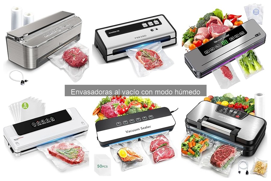 Alternativas económicas a envasadoras al vacío con modo húmedo