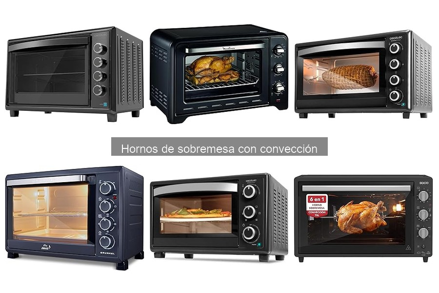 Aprende a usar un horno de sobremesa con convección