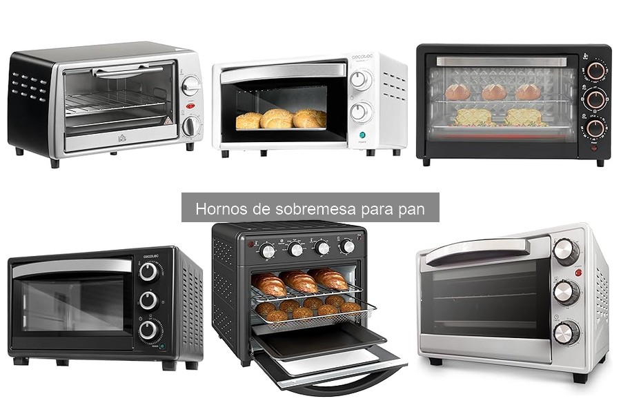 Características claves de hornos de sobremesa para pan