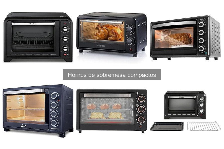 Características esenciales de hornos de sobremesa compactos