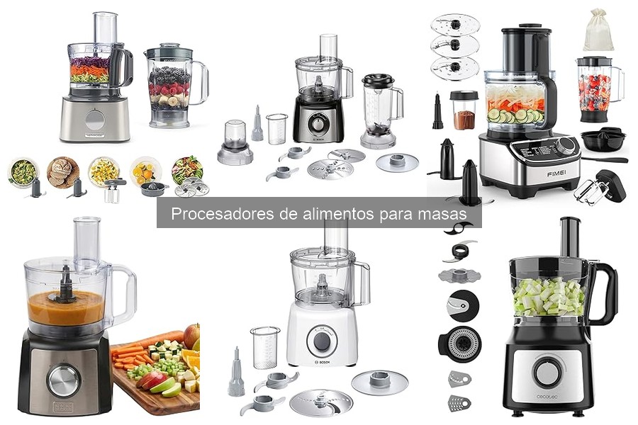 Características esenciales de un procesador de alimentos para masas
