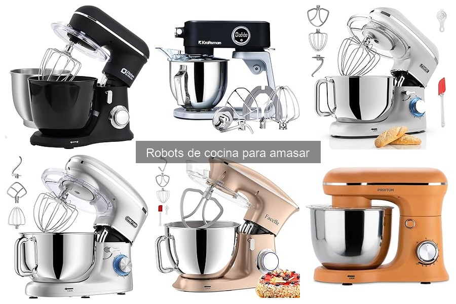 Características esenciales de un robot de cocina para amasar