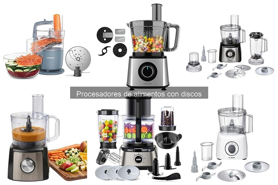 Cómo elegir el mejor procesador de alimentos con discos