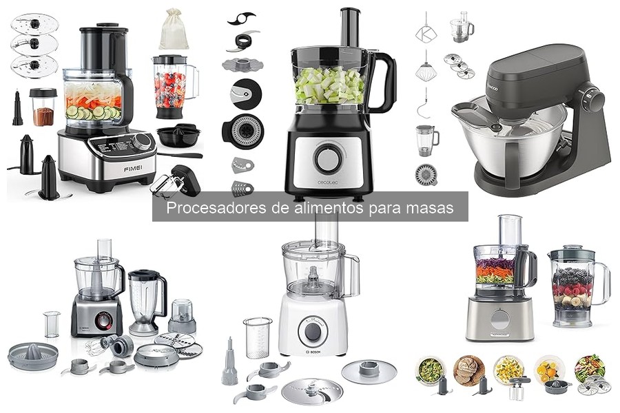 Cómo elegir el mejor procesador de alimentos para masas
