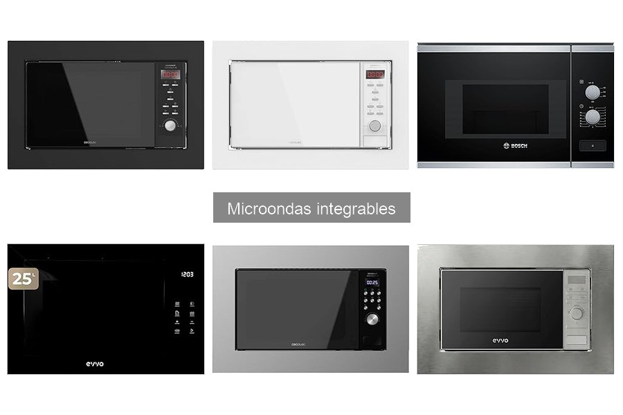 Cómo elegir el microondas integrable ideal para tu cocina