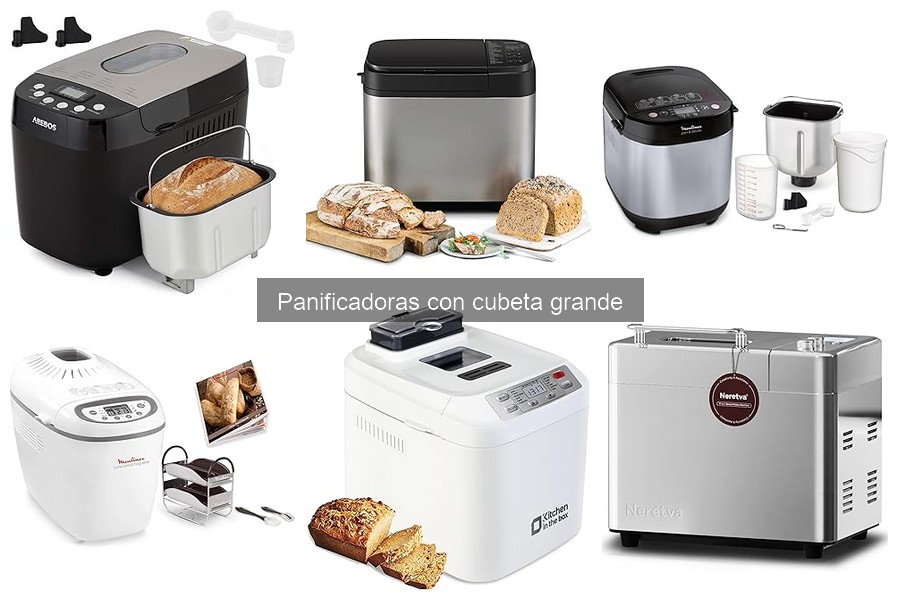 Cómo elegir la mejor panificadora con cubeta grande
