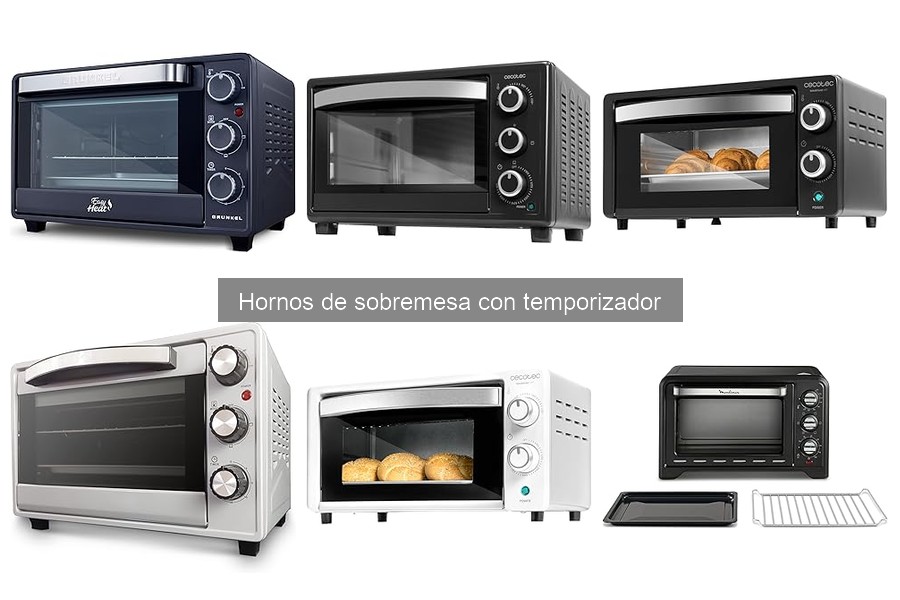 Cómo elegir un horno de sobremesa con temporizador