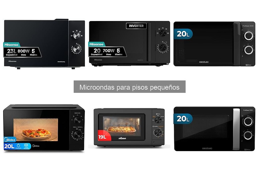 Cómo elegir un microondas para apartamentos pequeños