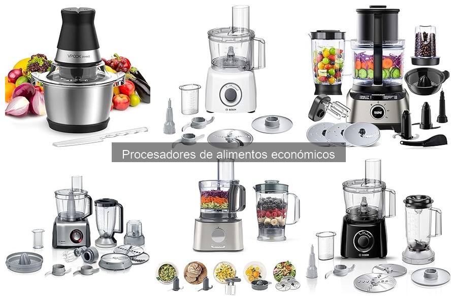 Cómo elegir un procesador de alimentos económico: guía práctica