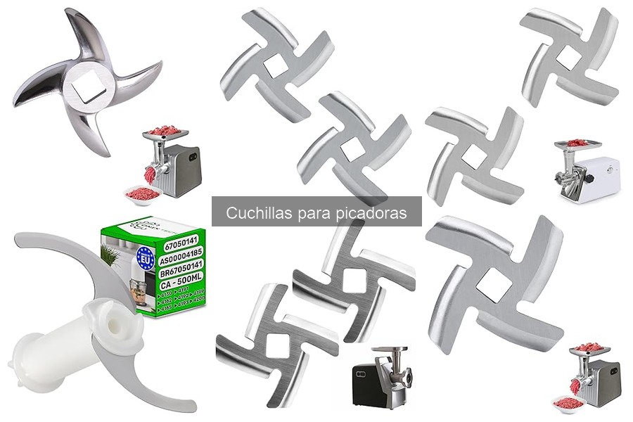 Cómo mantener cuchillas para picadoras: limpieza y cuidado