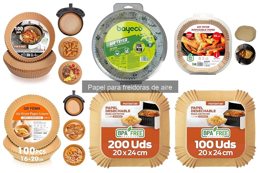 Cómo usar el papel para freidoras de aire correctamente
