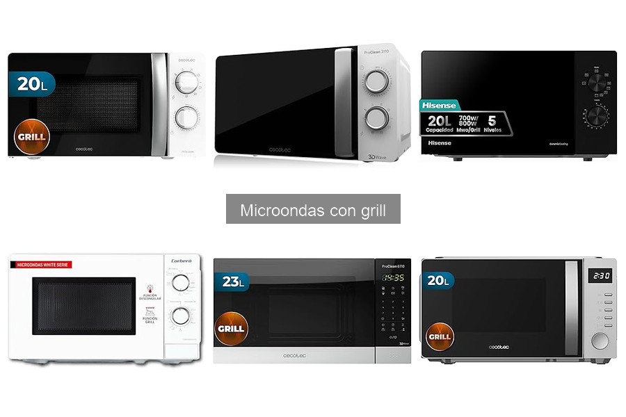 Cómo usar un microondas con grill: consejos prácticos