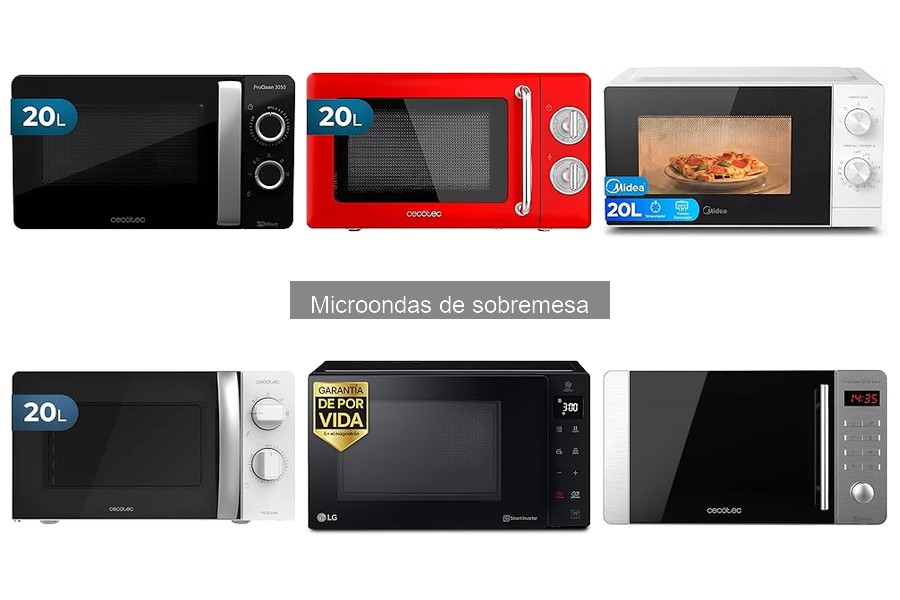 Cómo usar un microondas de sobremesa: guía práctica