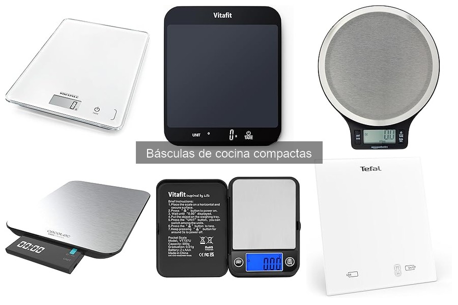 Cómo usar una báscula de cocina compacta correctamente