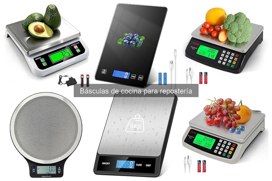 Cómo usar una báscula de cocina para repostería correctamente
