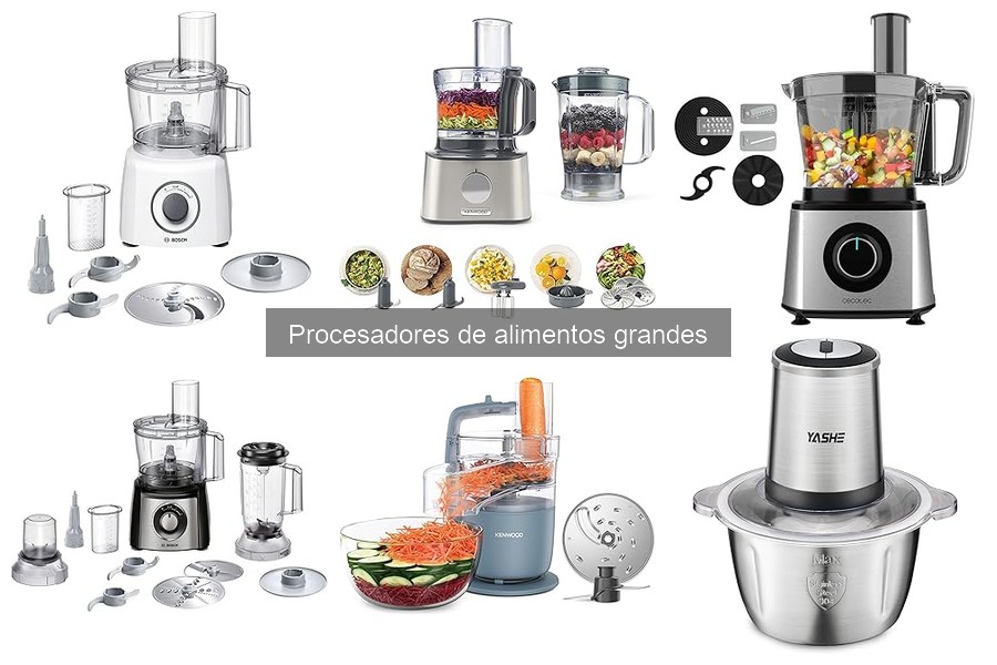Cómo utilizar un procesador de alimentos grande de manera efectiva