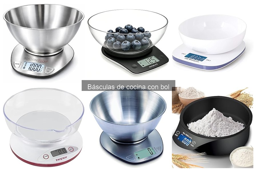 Comparativa: Básculas de Cocina con Bol vs Sin Bol