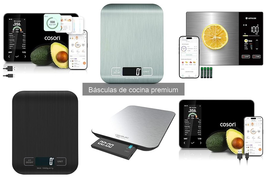 Comparativa: Básculas de Cocina Premium vs. Estándar