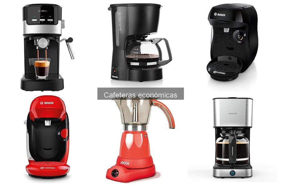 Comparativa de cafeteras económicas: Aigostar, Bosch y Krups