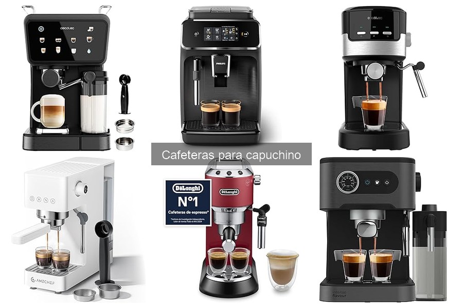 Comparativa de cafeteras para capuchino y otros modelos