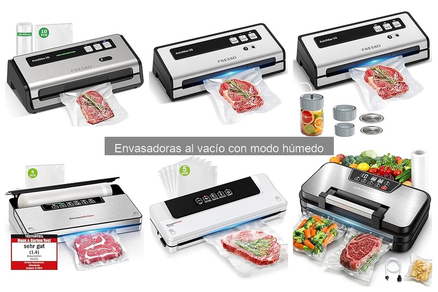 Comparativa de envasadoras al vacío: modo húmedo vs seco