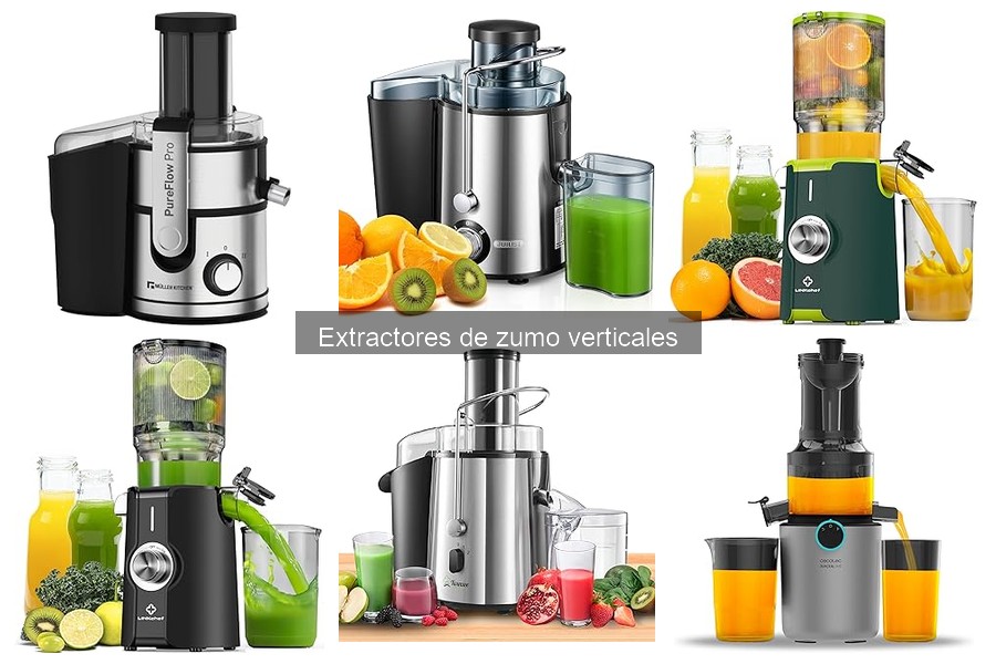 Comparativa de Extractores de Zumo Verticales: Marcas y Precios