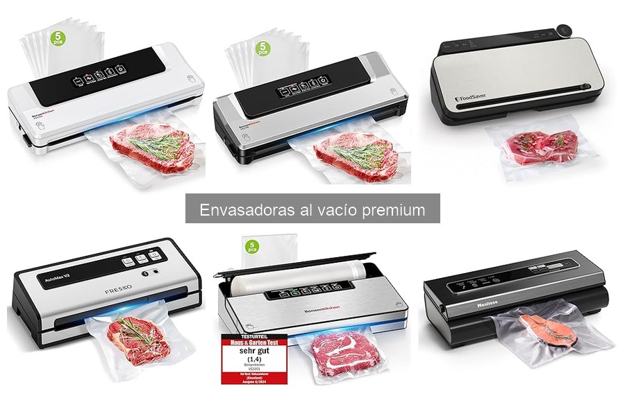 Comparativa de las Mejores Envasadoras al Vacío Premium