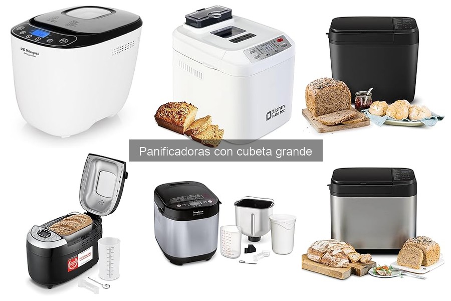 Comparativa de las Mejores Panificadoras con Cubeta Grande