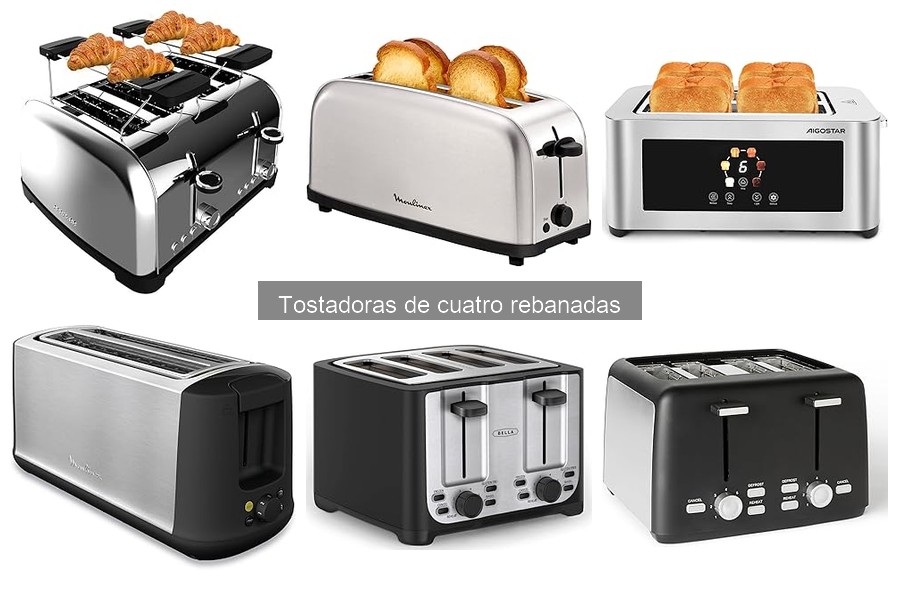 Comparativa de las Mejores Tostadoras de Cuatro Rebanadas